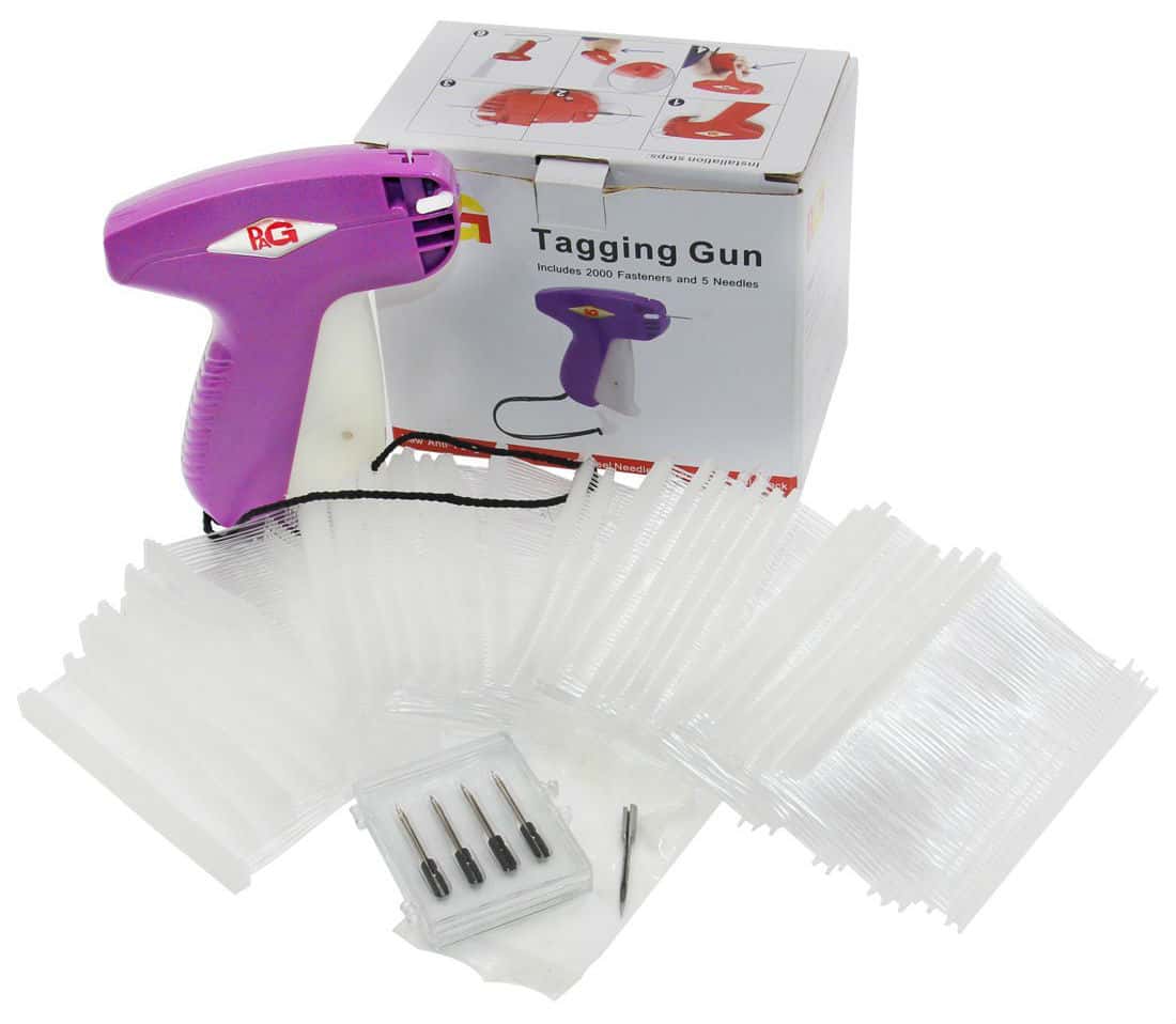 PAG XMS S13 Price Tag Standard Attacher Tagging Gun for Clothing with 5 Needles